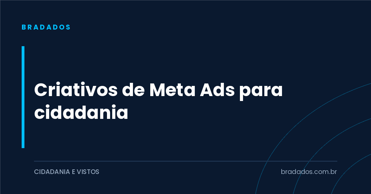 Exemplos de criativos de anúncio para campanhas de cidadania