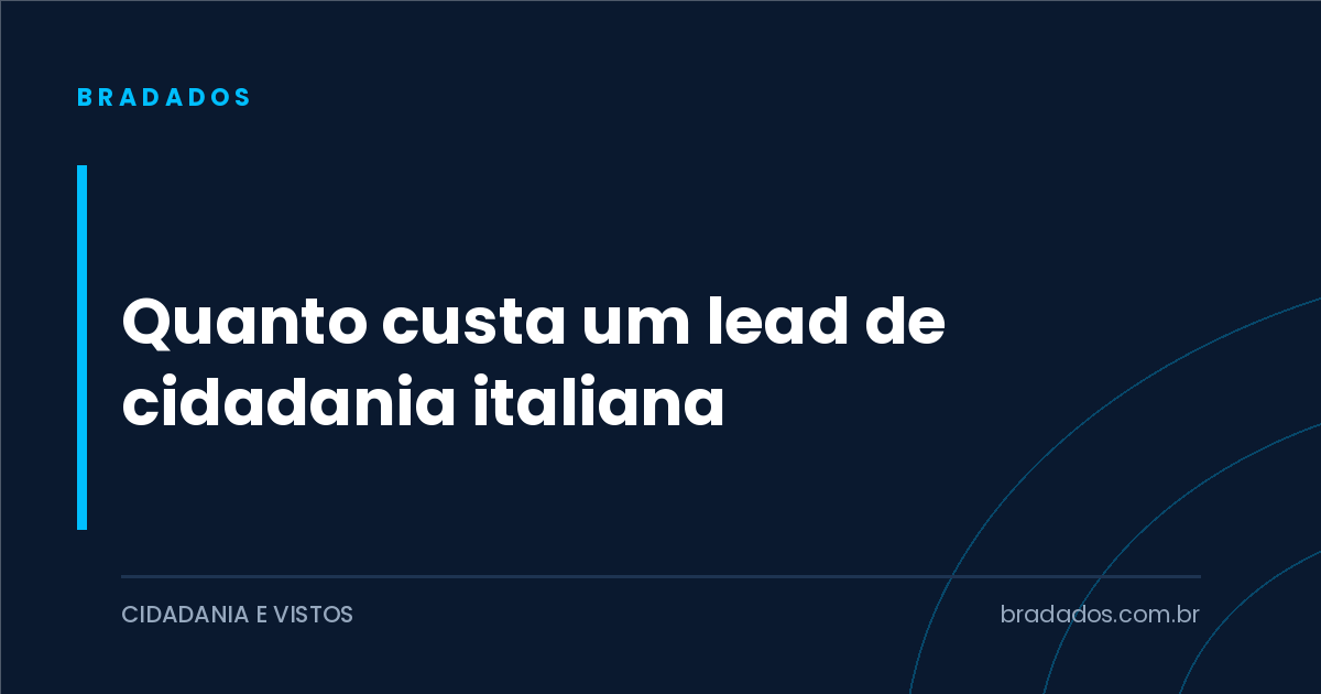 Comparação entre custo por lead e custo por contrato assinado